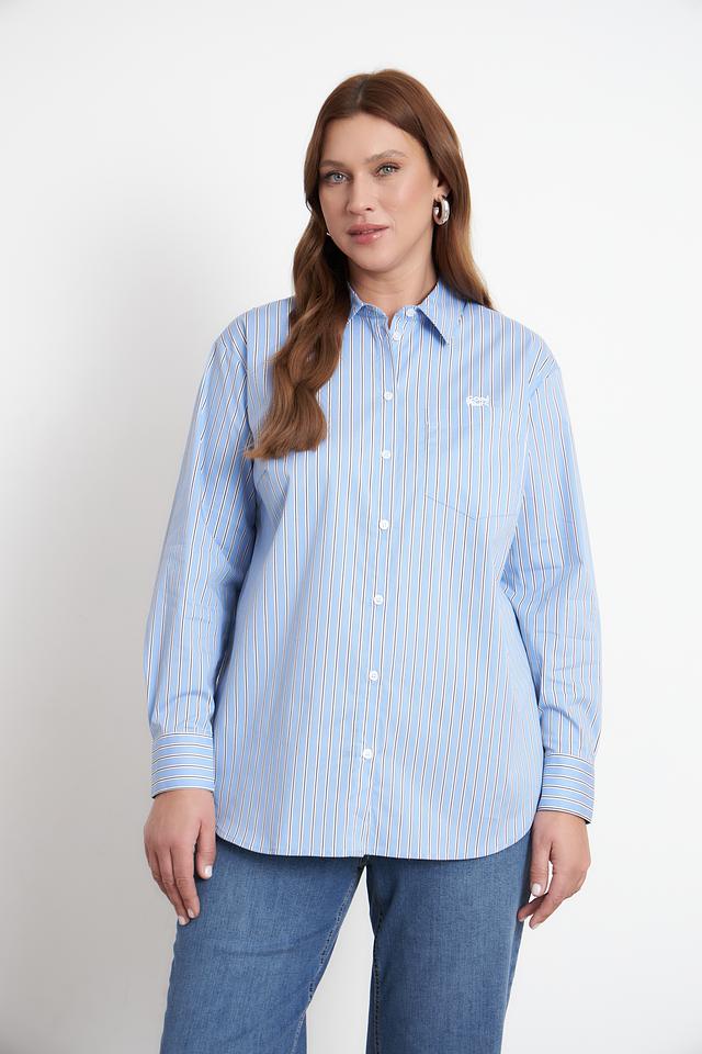 Блуза Rabe collection в полоску голубую