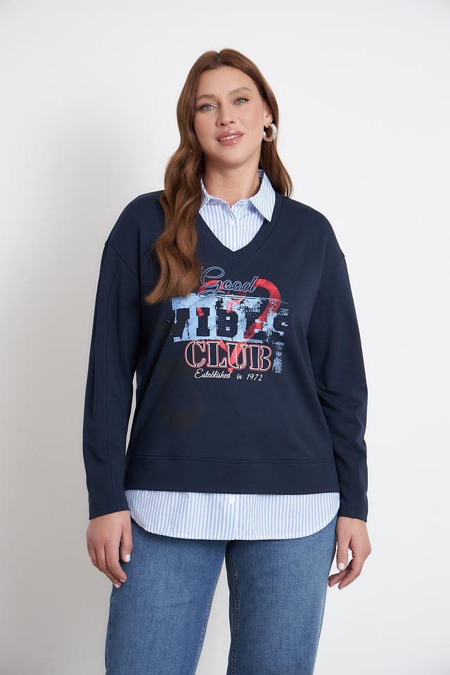 Пуловер Rabe collection с принтом