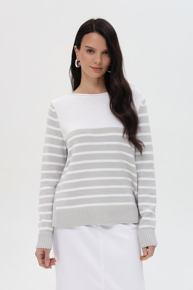 Пуловер Pezzo в полоску