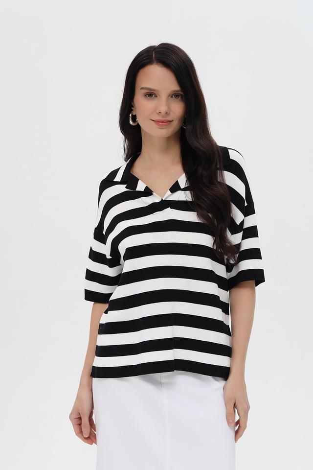 Пуловер Pezzo в полоску