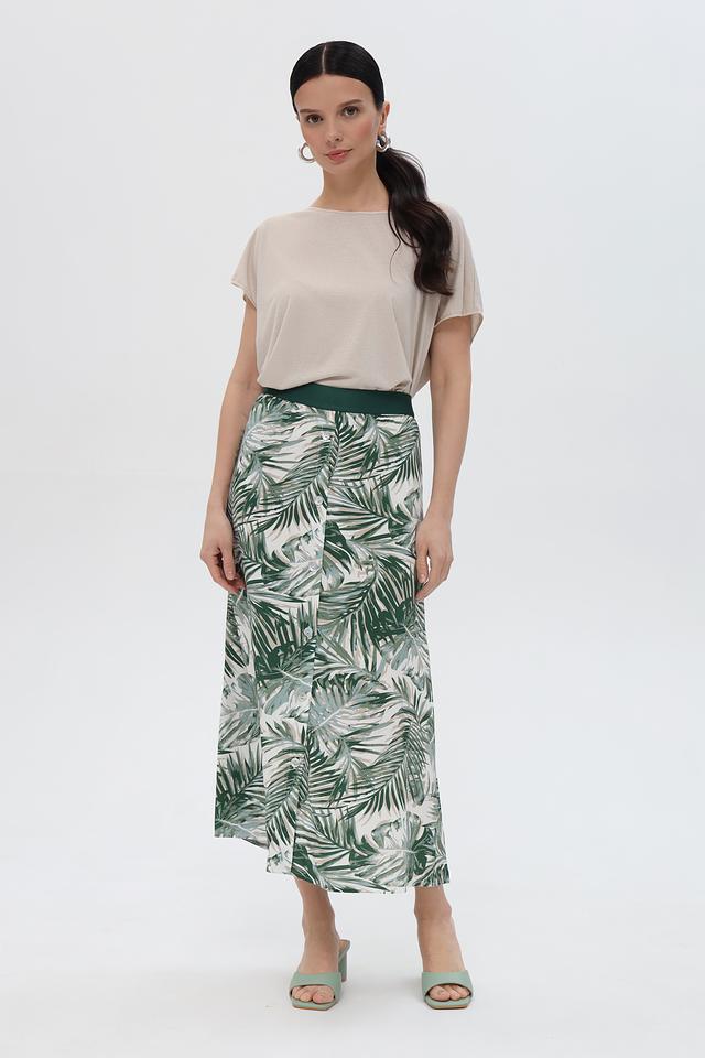 Юбка Pezzo с тропическим принтом