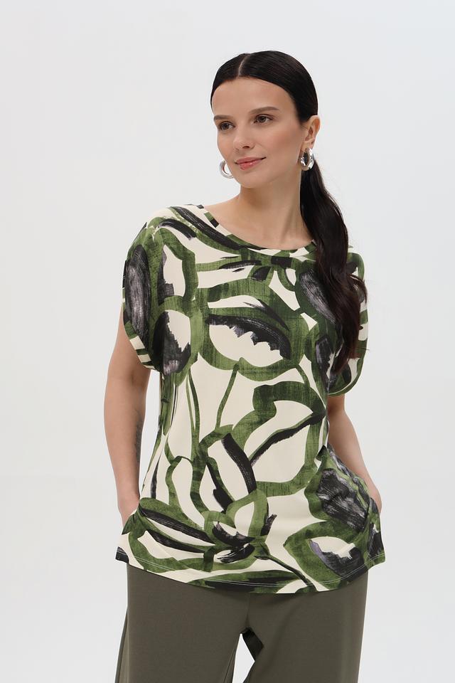 Футболка Pezzo с тропическим принтом