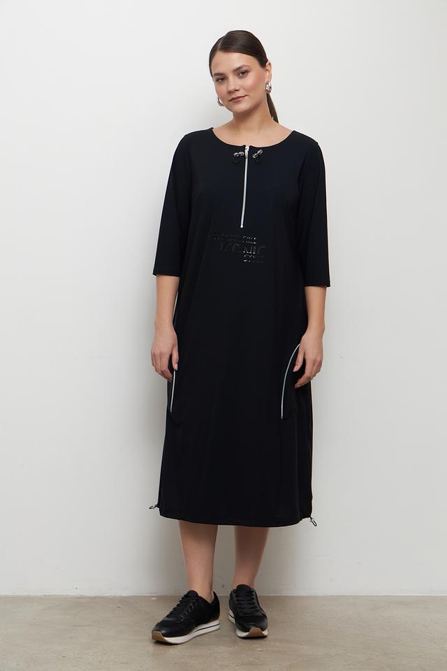 Платье Doris Streich чёрное с молнией
