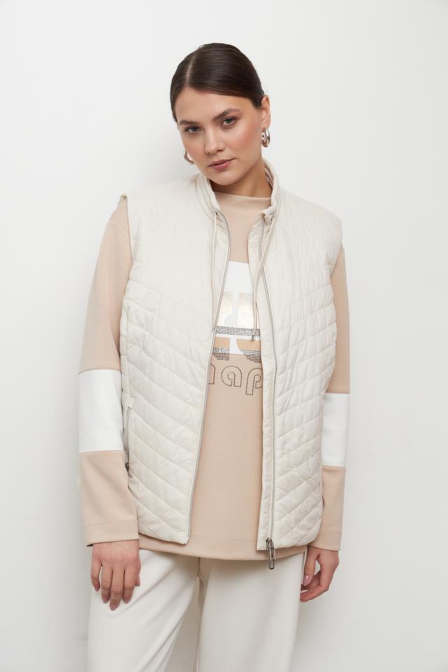 Жилет стеганый Rabe collection бежевый