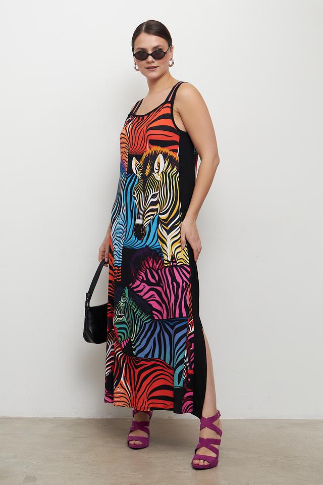 Платье Doris Streich принт зебра
