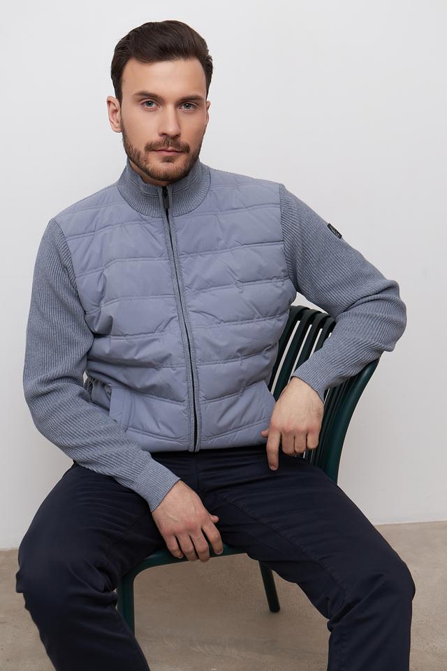 Кардиган Casa Moda стеганый серый