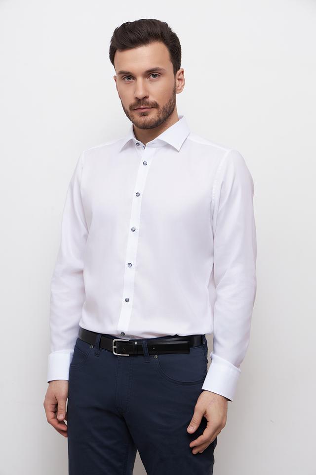 Рубашка Venti Slim Fit белая