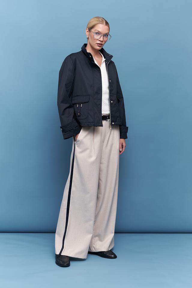 Брюки палаццо Betty and Co бежевые