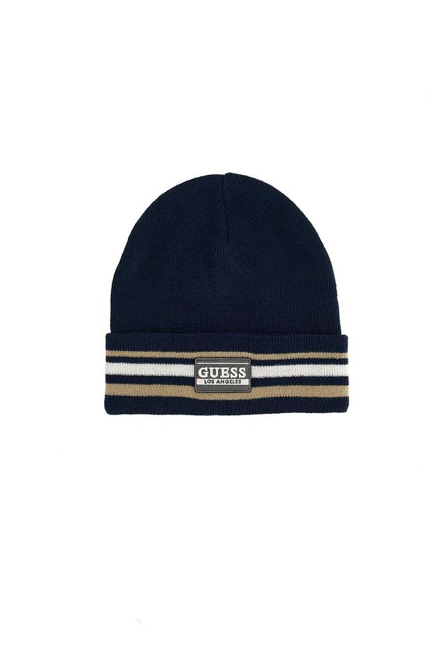 Шапка детская Guess с логотипом синяя