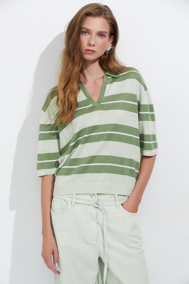 Пуловер Luisa Cerano в полоску