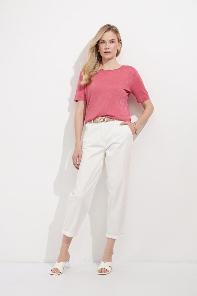 Брюки Betty Barclay белые с манжетами