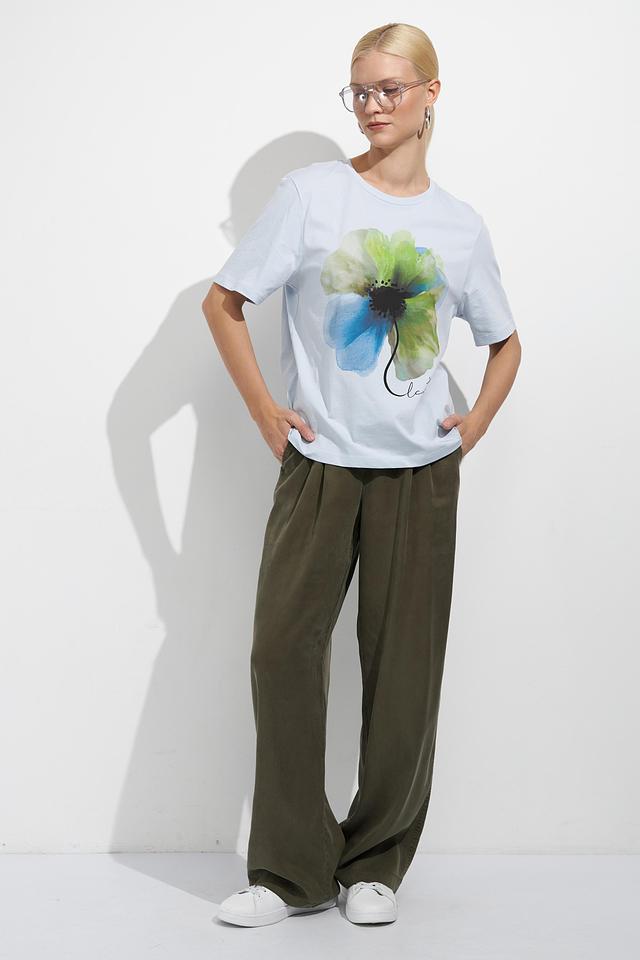 Брюки палаццо Catnoir хаки