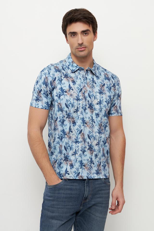 Поло Monte Carlo с цветочным принтом