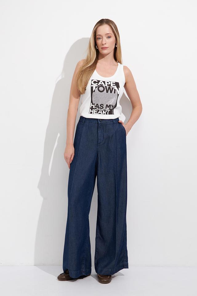 Джинсы клеш Angels с вышивкой