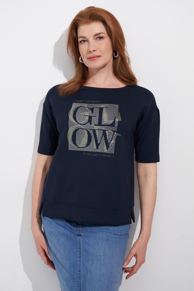 Пуловер Betty Barclay с надписью GLOW