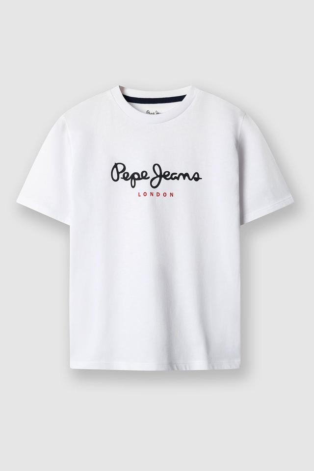 Белая футболка Pepe Jeans London с логотипом