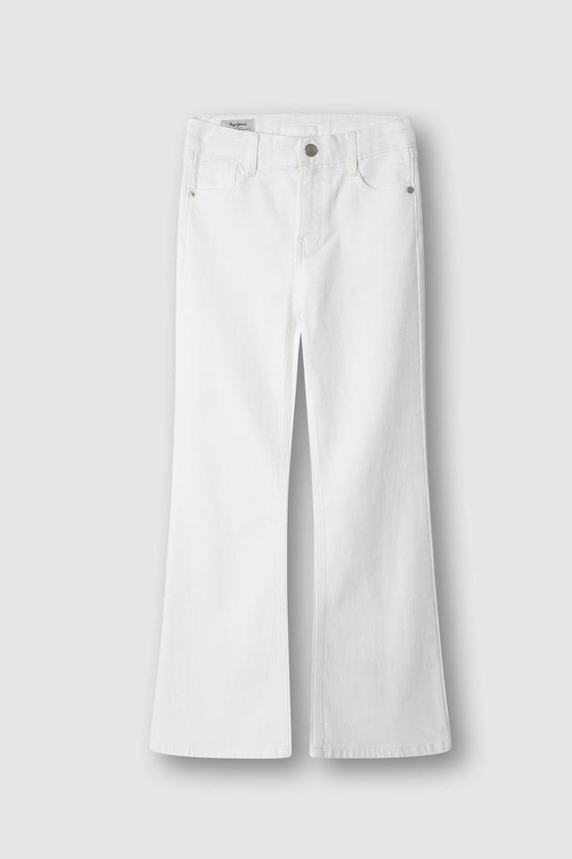 Белые джинсы клеш Pepe Jeans London