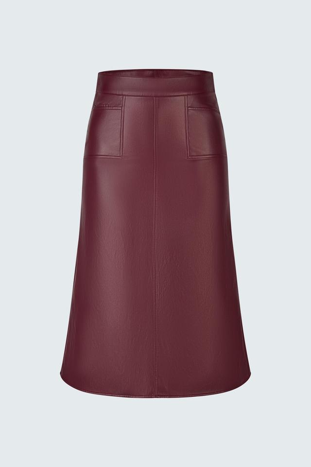Бордовая юбка трапеция Rabe collection