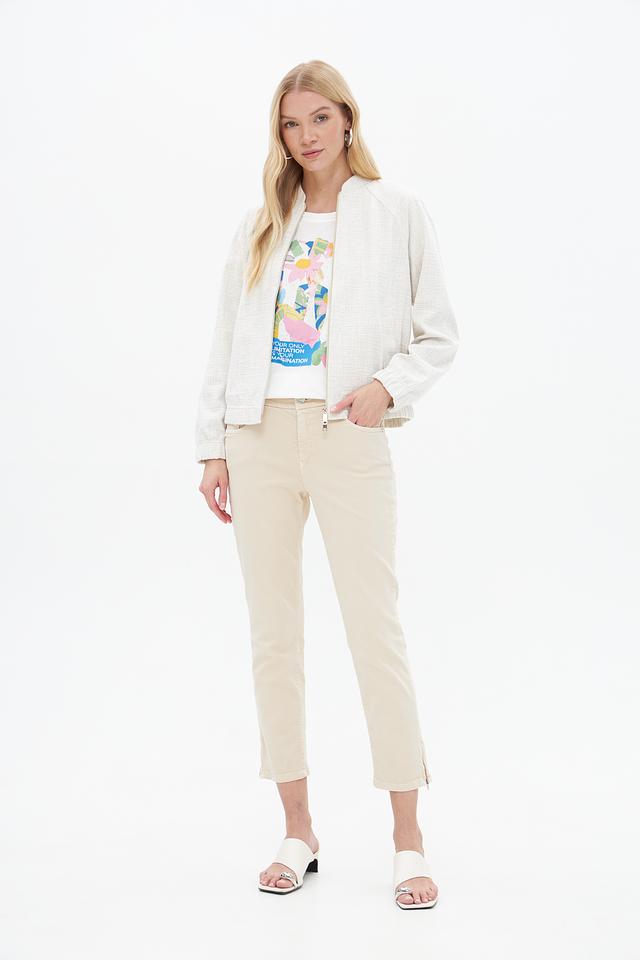 Брюки Gardeur прямого кроя бежевые